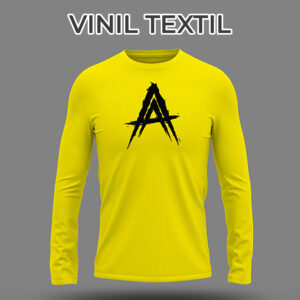 Playera Manga Larga - Vinil Textil